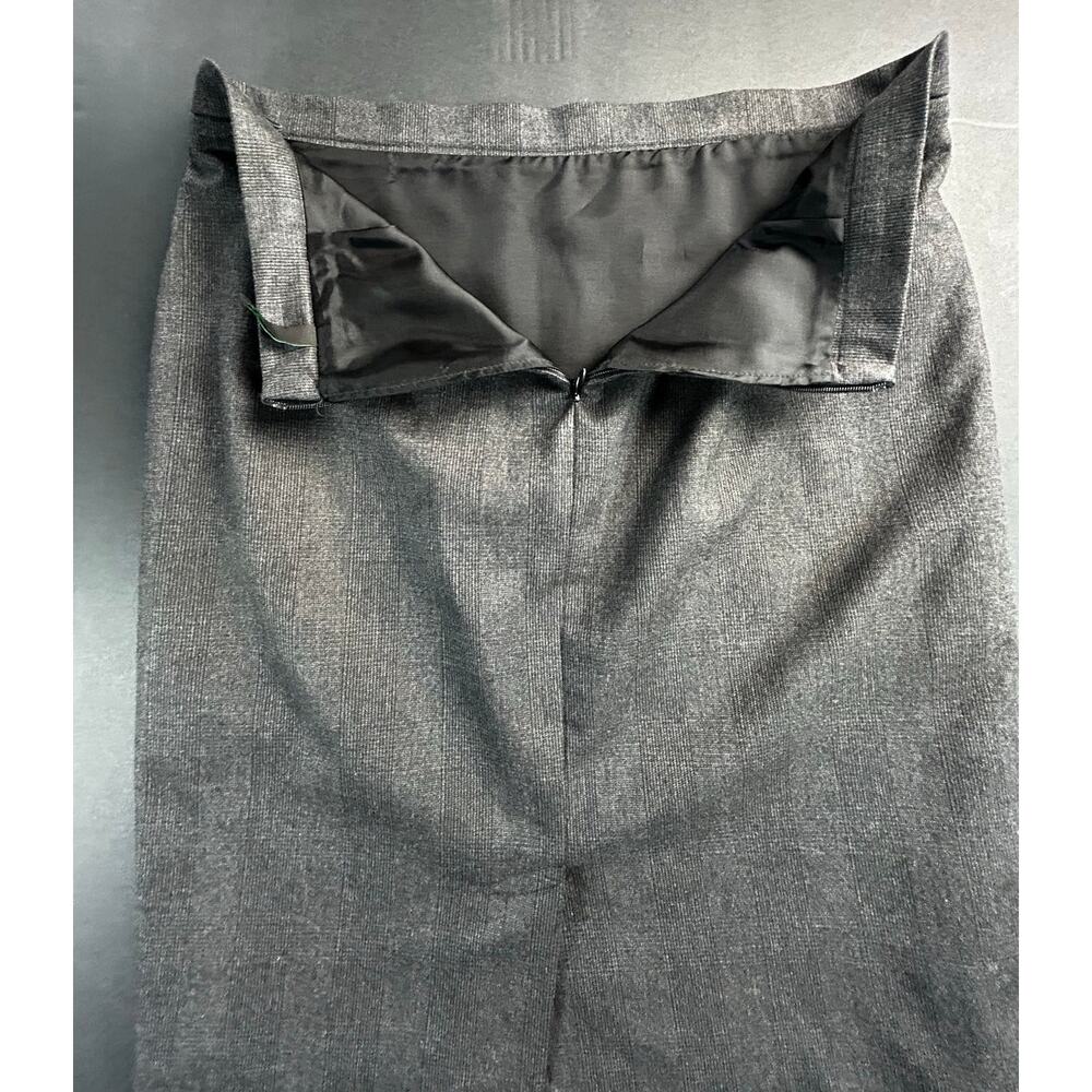 United Colors of Benetton Women's Gray Pinstripe Pencil Skirt US 4 IT 40 - Picture 6 of 12